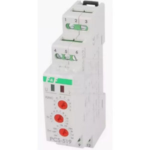 Реле времени многофункциональное PCS-519DUO (2x8А,выдерж. врем. 0,1с-576ч.) 230AC / 24AC/DC