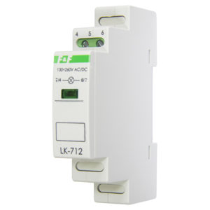 Индикатор фазы (красн) LK-712R (130-260V) F&F
