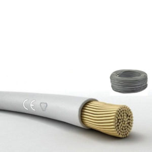 Провод LGY 1* 0,5 (ПВ3) 300/500V (H05V-K), СЕРЫЙ (бухты, 100м)