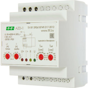 Реле защиты эл.двигателя многофунк. AZD-1 (3ф+N конт. тока 10-59, 5А)