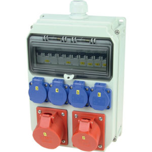 Разъем расп IP-44 2x16/5+4x16/3 "Hel" (9012051WE)