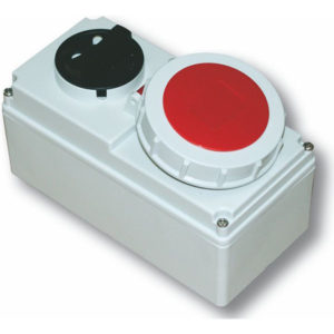 Разъем стац. IP-67  16/5 гнездо/выкл/фикс. (61152-6)