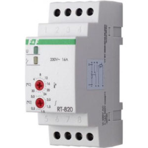 Реле температуры с датч. RT-820 (1NC*16А, +4...+30°С) F&F