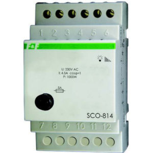 Регулятор яркости ламп накал. и галог. SCO-814 F&F (1000Вт)