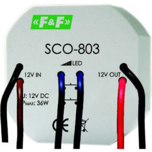 Регулятор яркости светодиодов SCO-803 F&F(12В, 36Вт)