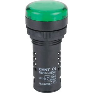 Индикатор ND16-22DS/4 зеленый АС230В