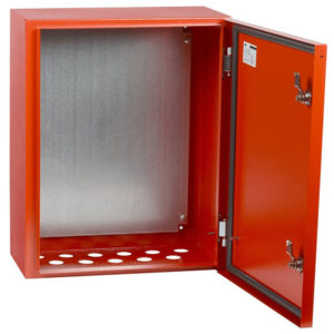 Щит металлический ЩМП-3-0 У2 IP54 RAL 3020 IEK