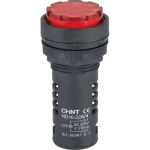 Индикатор ND16-22DS/4 красный АС230В