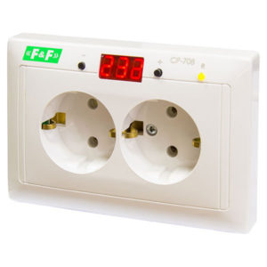 Реле контроля напряжения  CP-708 (16А, 150-260В)