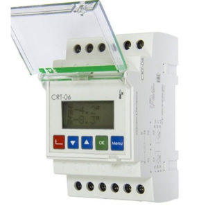 Реле температуры цифровое без датч. CRT-06 (2NO*16А, -100...+400°С, два независм. канала) F&F