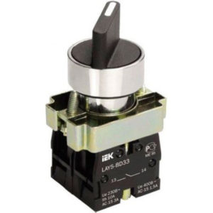 Переключатель LAY5-BD33 3 положения "I-0-II" стандарт ручка ИЭК
