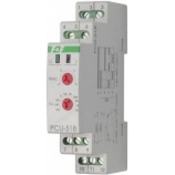 Реле врем. многофункц.(с вынос. потенциом.)PCU-518(2*8А,230АС,24АС/DC)