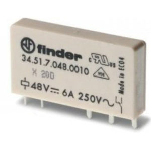 Ультратонкие реле 34.51.7.012.0010 1CO 6A (FINDER)