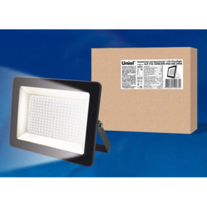 Прожектор светодиодный ULF-F18-150W/DW IP65 200-240V Black 15000lm