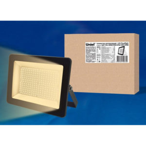 Прожектор светодиодный ULF-F18-150W/WW IP65 200-240V Black 15000lm