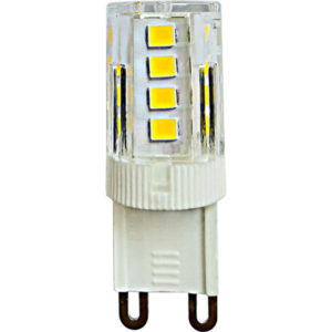 Лампа светодиодная LED-JC-220/3W/3000K/G4/CL GLZ09TR