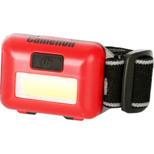 Фонарь Camelion LED5357  (налобн,  красн., 1Вт COB LED, 3 реж, 3XAAA, пласт, блист)