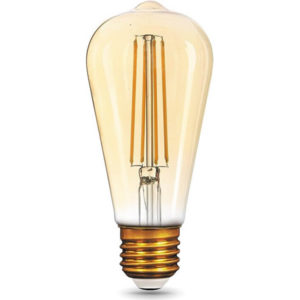 Лампа Gauss LED Filament ST64 E27 8W Amber 740lm 2400К 1/10/40