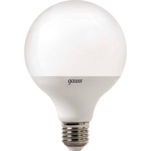 Лампа Gauss LED G95 E27 16W 1400lm 4100K 1/20