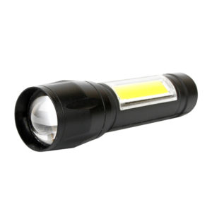 Фонарь Ultraflash E1337 (фонарь аккум 3,7В, черный, XPE + COB LED, 3 Ватт, 3 реж., бокс)