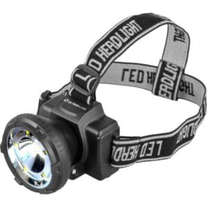 Фонарь Ultraflash LED5367 (налобн аккум 220В, черный, 1,2 Вт LED+5SMD, 2 реж, пласт, бокс)