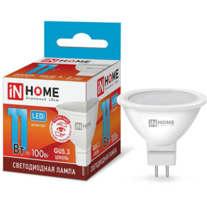Лампа LED-JCDR-VC 11Вт 230В GU5.3 4000К 820Лм IN HOME