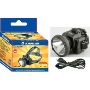 Фонарь Camelion LED5366 (налобный аккум 220В, черный, 0,5 Вт, LED, 2 реж., пластик, бокс)
