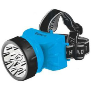 Фонарь Camelion LED5361 (налобный аккум 220В, голубой, 12LED, 2 режима, SLA, пластик, бокс)