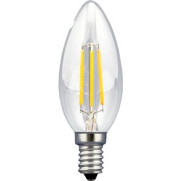Лампа светодиодная C35 LED FILAMENT FL-C35-70301 4W 400lm 360° E14 2700K 220-240V