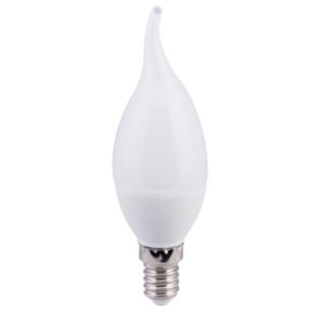 Лампа LED свеча на ветру LED-CB35 eco 5Вт 230В 3000К E14,  450LmIEK