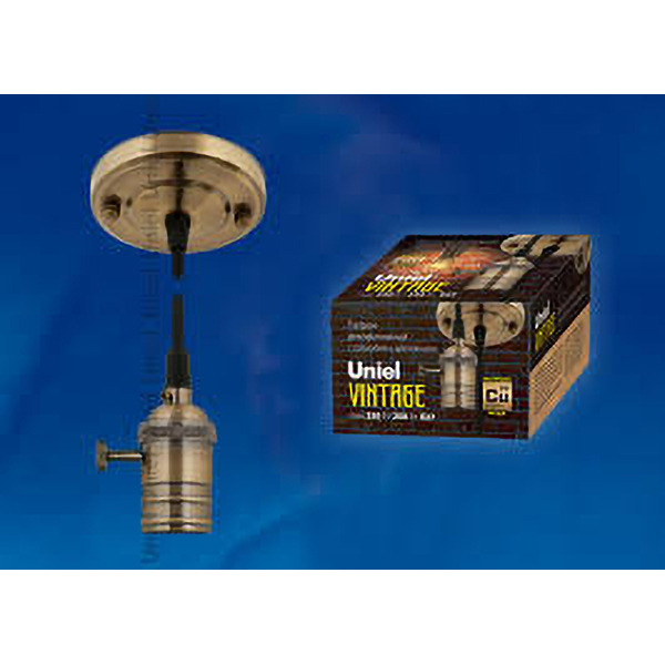 Патрон Vintage DLC-V-S21K/E27 TS/1.5m/BL Bronze