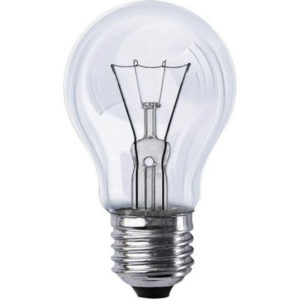 Лампа прозр. А19  40W E-27  220-230V (Elux) (уп. 100шт.)