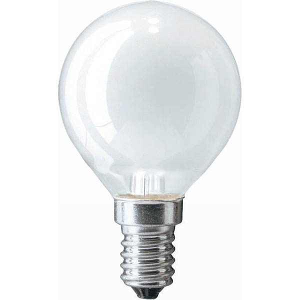 Лампочка P45 шар матовая Е-14  60W Pila (100шт)