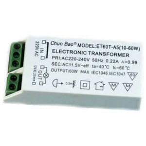 Трансформатор ET60T-A5 220V/12V 60W (ELUX)